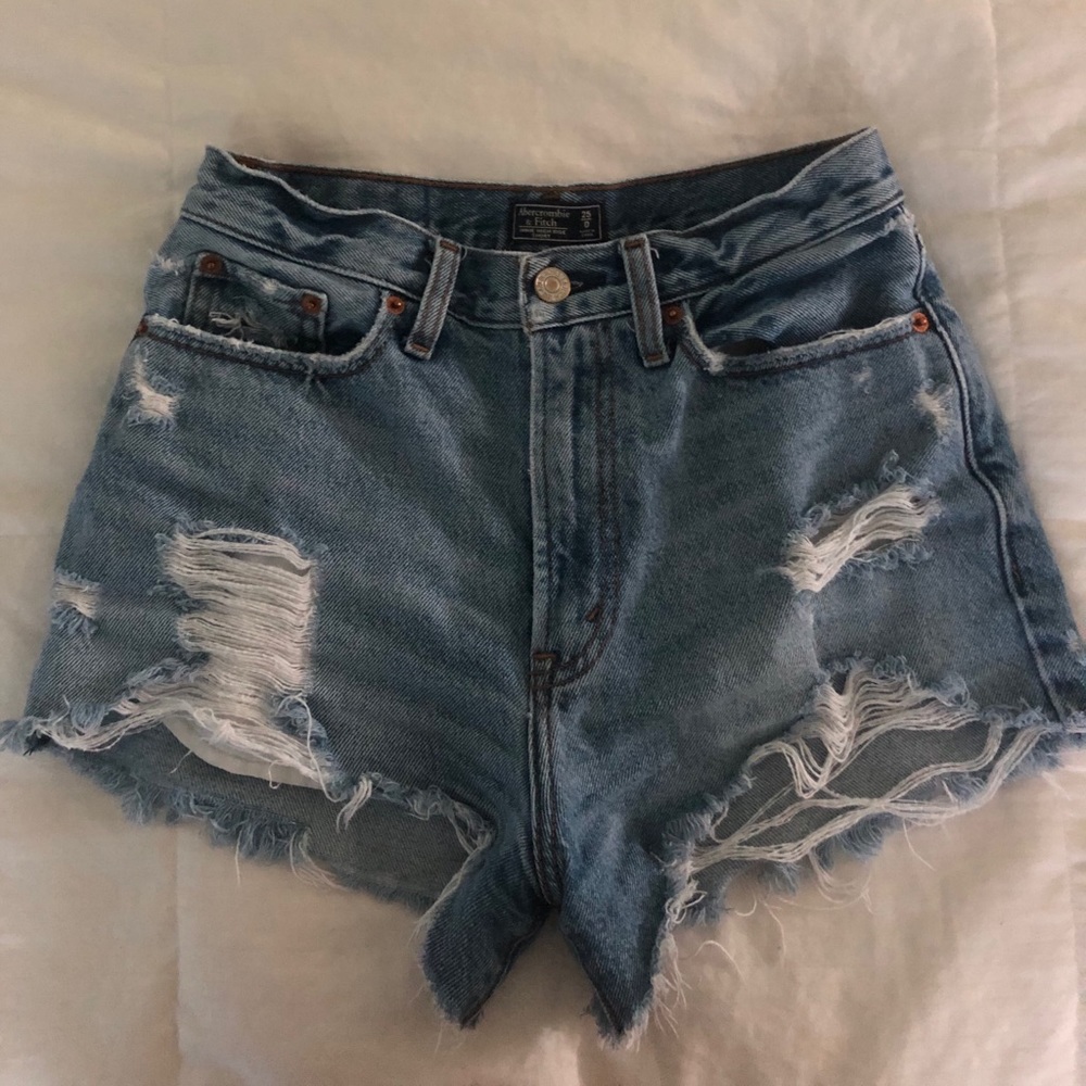Denim shorts
